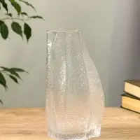 Ваза стекло настольная "Дженис" 25х12х8 см, прозрачный
