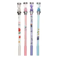 Ручка - прикол гелевая &laquo;Песочные часы&raquo;, МИКС