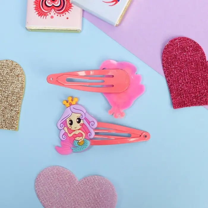 Невидимка для волос "Абель" (набор 2 шт) русалка, 5 см