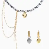 Набор 2 предмета: колье, серьги "Трансформеры" водопад, цветной