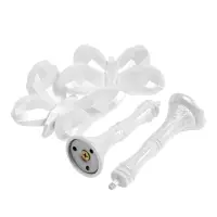 Крючок для штор CAPPIO KS037, цвет белый, 2 шт