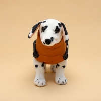 Куртка для собак со шлейкой, размер M (ДС 30, ОГ 40, ОШ 30 см), горчичная