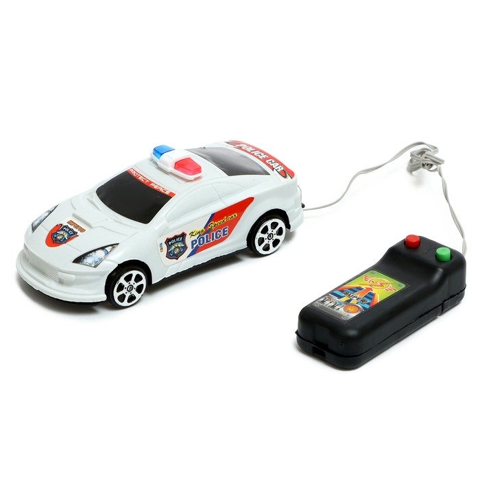 Машина &laquo;Полиция&raquo;, на дистанционном управлении, работает от батареек, МИКС