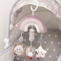 Подвеска - погремушка &laquo;Совушка&raquo;, пищалка, шуршит, на кроватку, коляску, Крошка Я