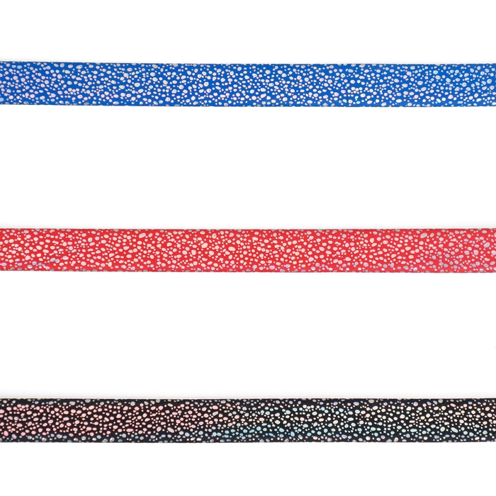 Ошейник мягкий "Андромеда" 31 х 1 см, искусственная кожа, микс цветов