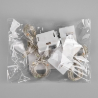 Набор гирлянд «Нить» 2 м роса, IP20, серебристая нить, 20 LED, свечение мульти, 3 режима, батарейки AG13х3 (в комплекте), 3 шт. Набор гирлянд «Нить» 2 м роса, IP20, серебристая нить, 20 LED, свечение мульти, 3 режима, батарейки AG13х3 (в комплекте), 3 шт.