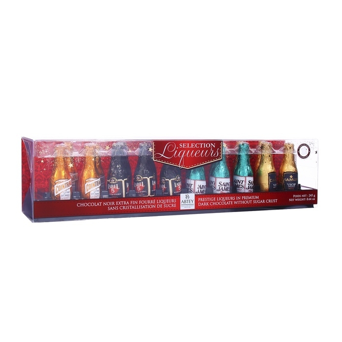 Новый год. Шоколад фигурный REGLETTE "SELECTION LIQUEURS, с ликёром, 13 г