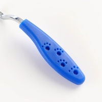 Расчёска "Лапки" изогнутая, 10,5 х 15 см, синяя Расчёска "Лапки" изогнутая, 10,5 х 15 см, синяя