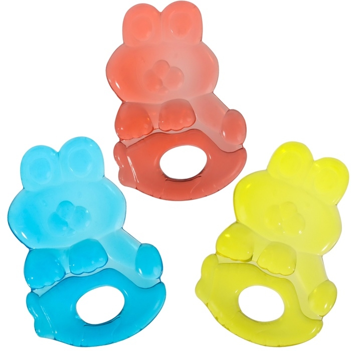 Прорезыватель охлаждающий с водой &laquo;Зайчик&raquo;, цвет МИКС, Крошка Я