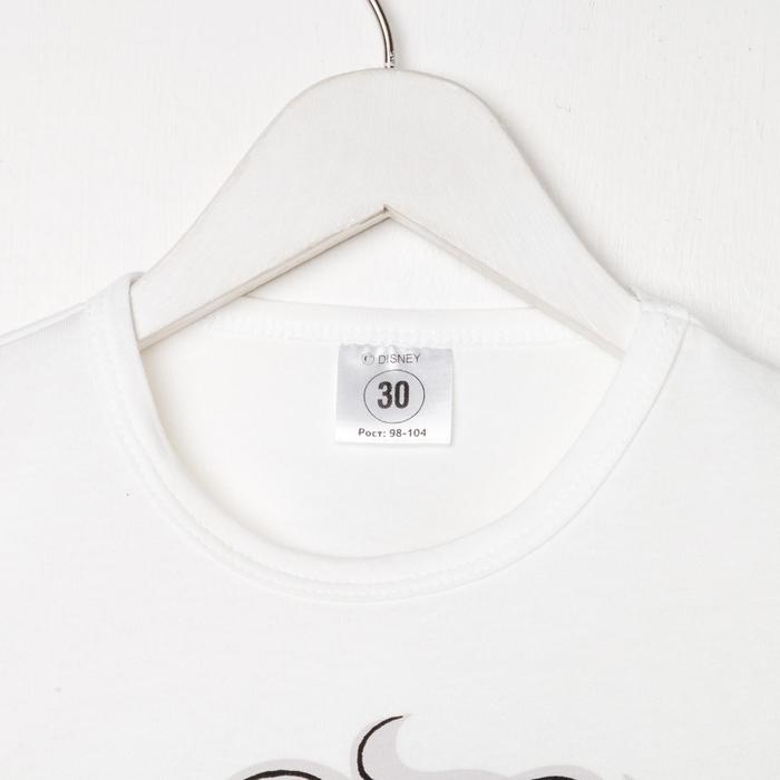 Футболка детская &laquo;Эльза&raquo;, Холодное сердце, рост 110-116, белый