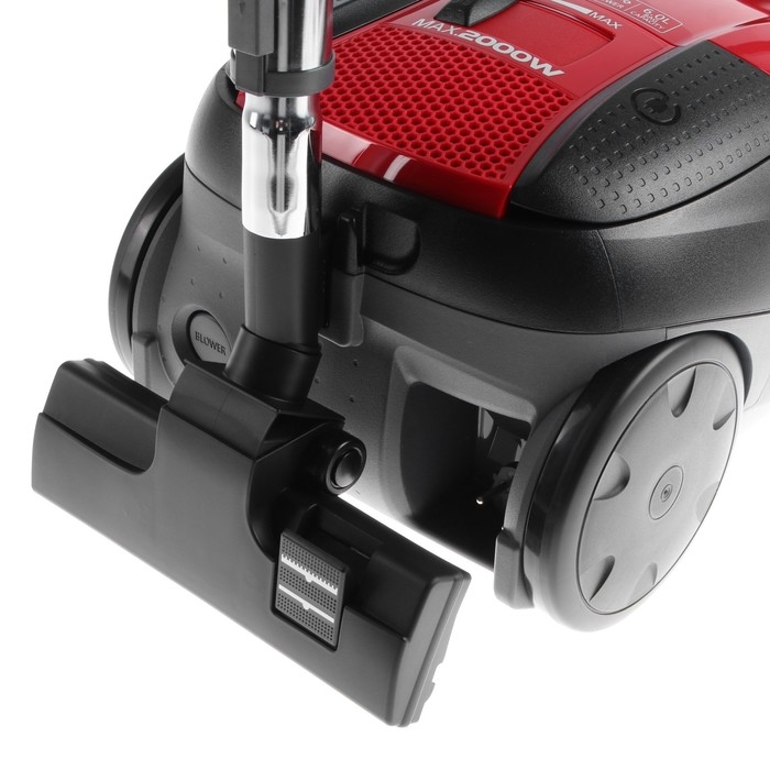 Пылесос PANASONIC MC-CG713R, мешок, 2000 Вт, 6 л, 65 дБ, шнур 5 м, красный Пылесос PANASONIC MC-CG713R, мешок, 2000 Вт, 6 л, 65 дБ, шнур 5 м, красный