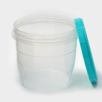 Набор банок для хранения продуктов с крышкой «Фиджи», 2 шт: 0,7 л, 1 л Набор банок для хранения продуктов с крышкой «Фиджи», 2 шт: 0,7 л, 1 л