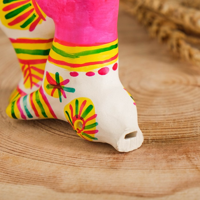 Филимоновская игрушка &laquo;Лиса с петухом&raquo;