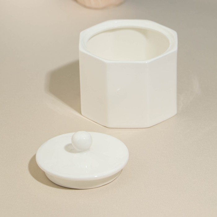 Сахарница фарфоровая Sola, 300 мл, белая Сахарница фарфоровая Sola, 300 мл, белая