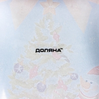 Блюдо стеклянное сервировочное Доляна &laquo;Бант. Зимняя сказка&raquo;, 19&times;14 см