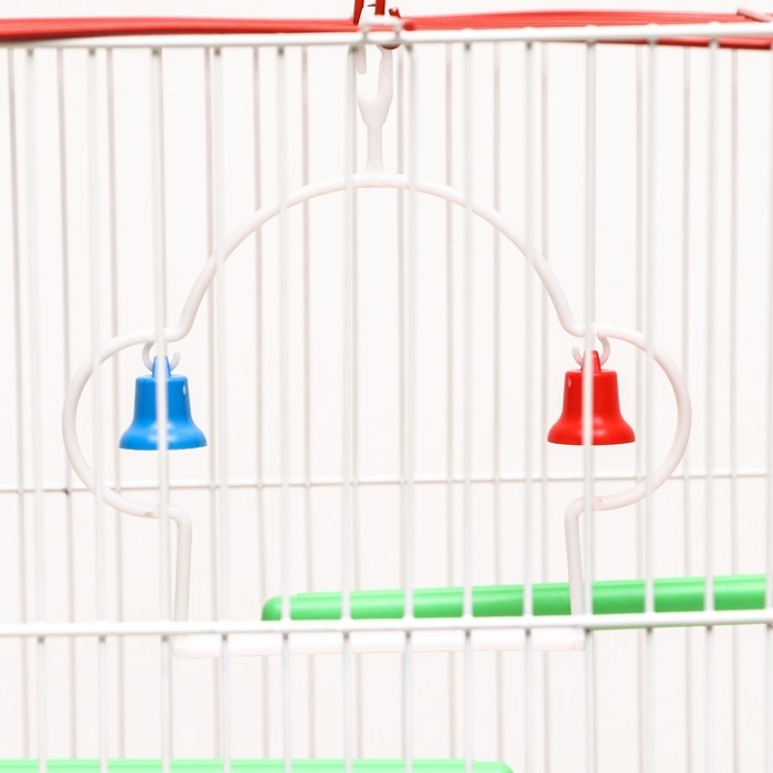 Клетка для птиц укомплектованная Bd-1/2q, 30 х 23 х 39 см, красная Клетка для птиц укомплектованная Bd-1/2q, 30 х 23 х 39 см, красная