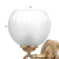 Бра 3905-158/1 40Вт E27 золото Бра 3905-158/1 40Вт E27 золото