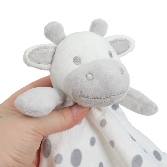 Комфортер - игрушка &laquo;Коровка&raquo;, погремушка, цвет белый, Крошка Я