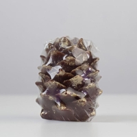 Свеча новогодняя фигурная "Шишка", 7,5х5 см Свеча новогодняя фигурная "Шишка", 7,5х5 см