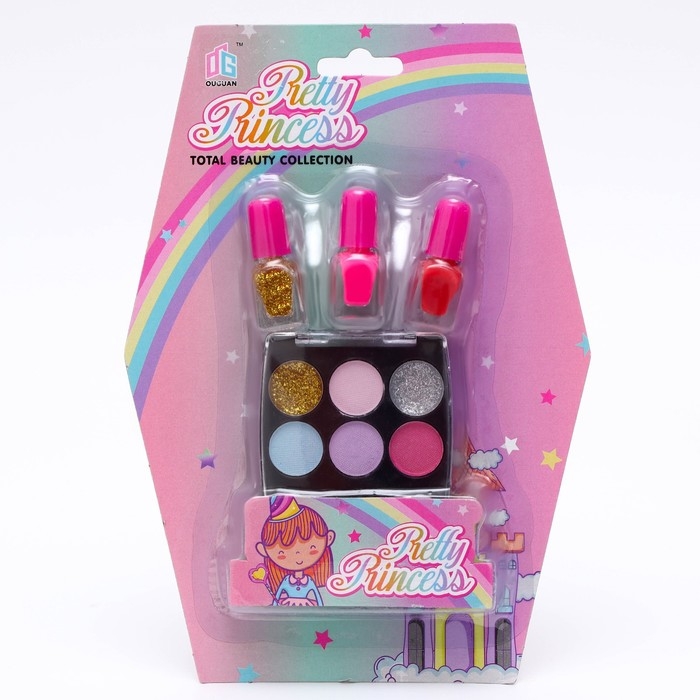 Набор косметики для девочек &laquo;Глазки и ноготочки&raquo;