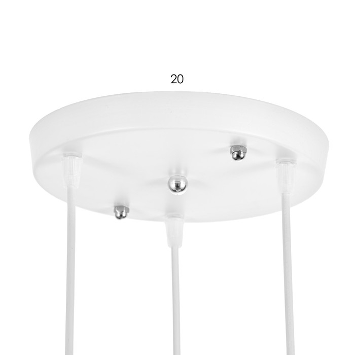 Светильник "Нео" 3хЕ27 40Вт белый 30х30х20-120 см