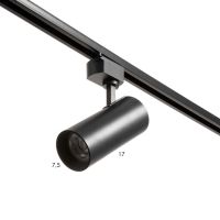 Светильник трековый SIMPLE LED 25Вт черный 8х8х21 см Светильник трековый SIMPLE LED 25Вт черный 8х8х21 см