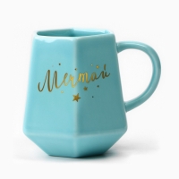 Кружка керамическая «Мечтай», 300 мл, цвет голубой Кружка керамическая «Мечтай», 300 мл, цвет голубой