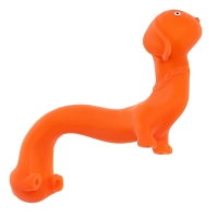 Антистресс сквиш мялка &laquo;Такса&raquo;, собака, с песком, цвета МИКС, в шоубоксе, тянучка