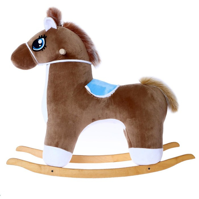 Качалка &laquo;Лошадка&raquo;, не музыкальная, цвет коричневый