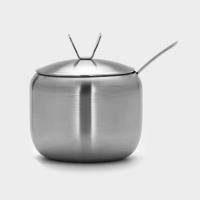 Сахарница из нержавеющей стали &laquo;Нежа&raquo;, 300 мл, 11&times;8,5 см