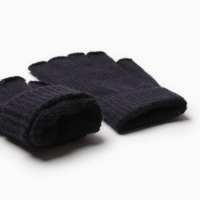 Митенки подростковые MINAKU 16 см синий