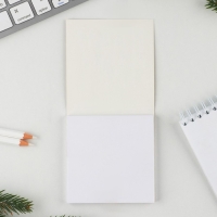 Подарочный набор новогодний &laquo;Это не я, это дед мороз&raquo; блокнот 90х90 и ручка пластик автоматическая