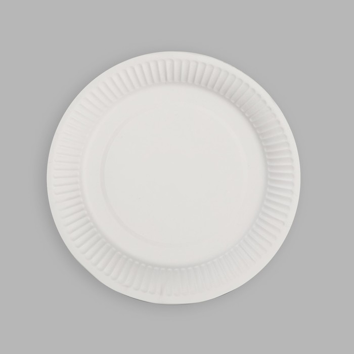 Тарелка одноразовая бумажная Тарелка одноразовая бумажная "Воздушные шарики" (набор 6 шт) 18 см