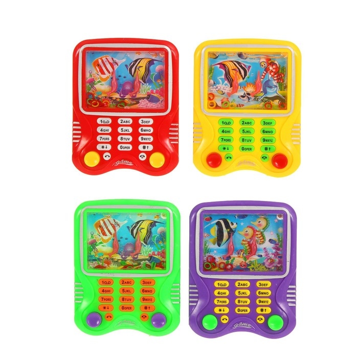 Водная игра с колечками &laquo;Телефон&raquo;, цвета МИКС