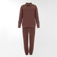 Костюм женский (джемпер, брюки) MINAKU: Casual Collection цвет шоколадный, размер 48 Костюм женский (джемпер, брюки) MINAKU: Casual Collection цвет шоколадный, размер 48