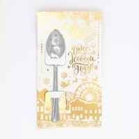 Ложка сувенирная на открытке &laquo;Новогодняя коллекция: Чудес в новом году&raquo;, 3 х 14 см