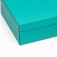 Коробка подарочная складная, упаковка, &laquo;Изумрудная&raquo;, 30 х 20 х 9 см