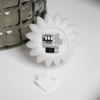 Светодиодная фигура &laquo;Свеча шарики&raquo; 6х6 см, батарейки АG13х3 (в комплекте), свечение теплое белое