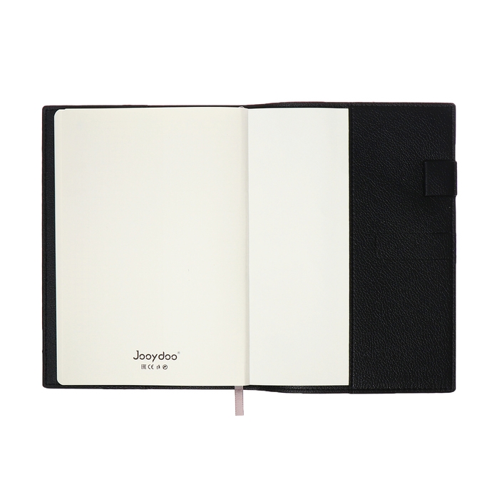 Органайзер на кольцах, А5, 128л, клетка, обл.кожзам, с боковой закладкой, Бизнес, черный