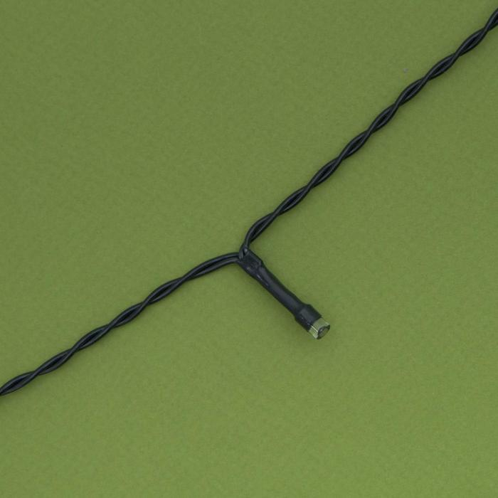 Гирлянда «Нить» 10 м, IP44, тёмная нить, 100 LED, свечение белое, 2 режима, солнечная батарея Гирлянда «Нить» 10 м, IP44, тёмная нить, 100 LED, свечение белое, 2 режима, солнечная батарея
