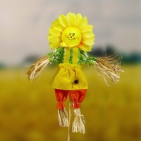 Огородное пугало &laquo;Солнце&raquo;, h = 50 см, МИКС, Greengo