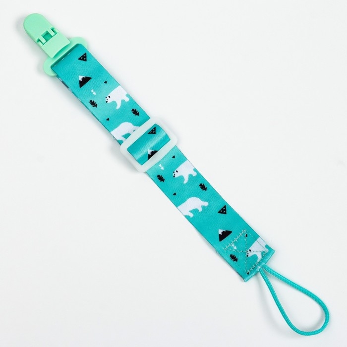 Держатель для соски - пустышки &laquo;Медведи&raquo;, на ленте