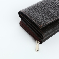 Кошелёк женский на молнии, TEXTURA, цвет коричневый Кошелёк женский на молнии, TEXTURA, цвет коричневый