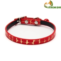 Ошейник перламутровый "Битое стекло", с бубенчиком, 30 х 1 см, микс цветов Ошейник перламутровый "Битое стекло", с бубенчиком, 30 х 1 см, микс цветов