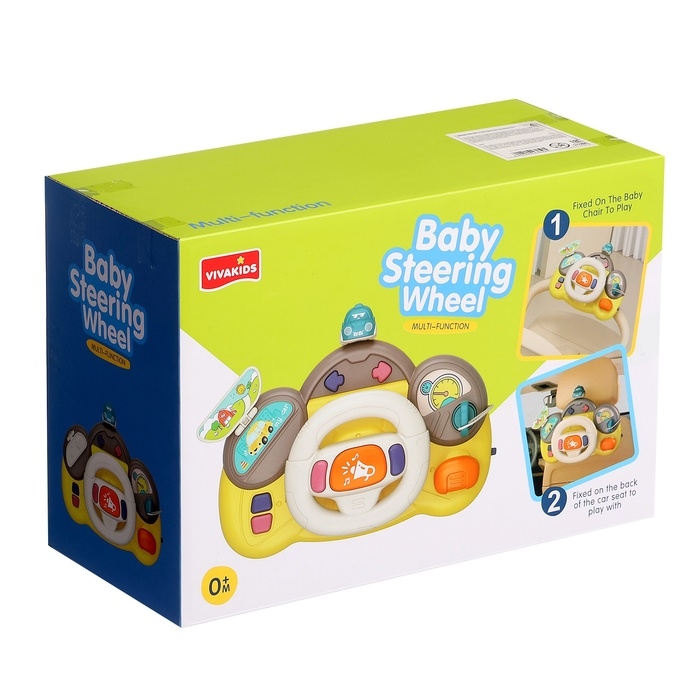 Музыкальный руль &laquo;Машинка&raquo;, световые, звуковые эффекты