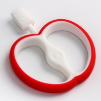 Прорезыватель силиконовый, массажер &laquo;Яблочко&raquo;, цвет МИКС, Крошка Я