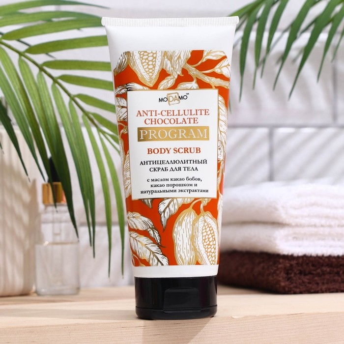 Антицеллюлитный скраб  для тела Шоколад&raquo; ТМ "moDAmo" 200мл