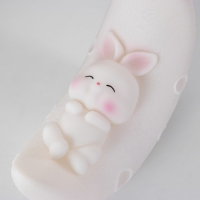 Ночник "Зайка на луне" LED 2Вт от батареек 3хLR44 белый 14х6,5х12 см RISALUX