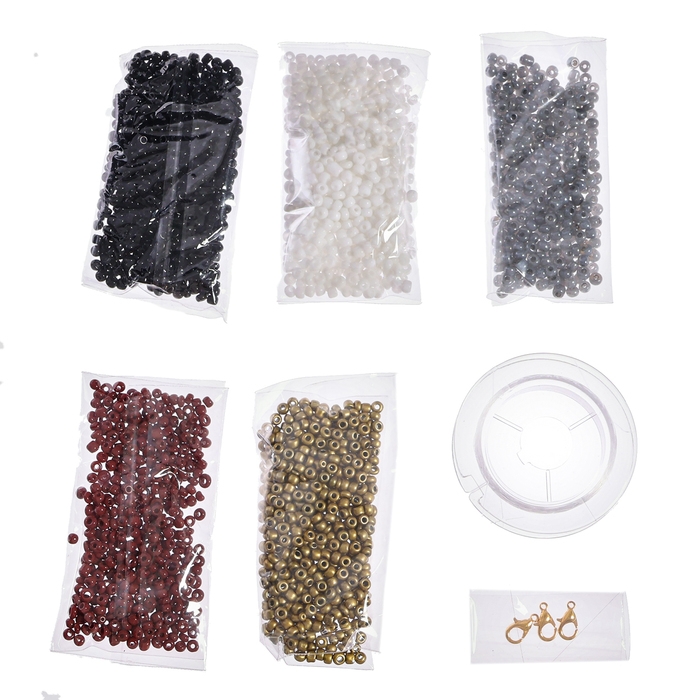 Набор для бисероплетения «Украшение из бисера: Змея», золотой Набор для бисероплетения «Украшение из бисера: Змея», золотой