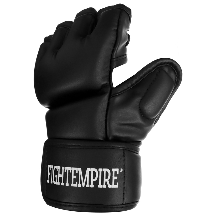 Перчатки для ММА тренировочные FIGHT EMPIRE, чёрные, размер S Перчатки для ММА тренировочные FIGHT EMPIRE, чёрные, размер S